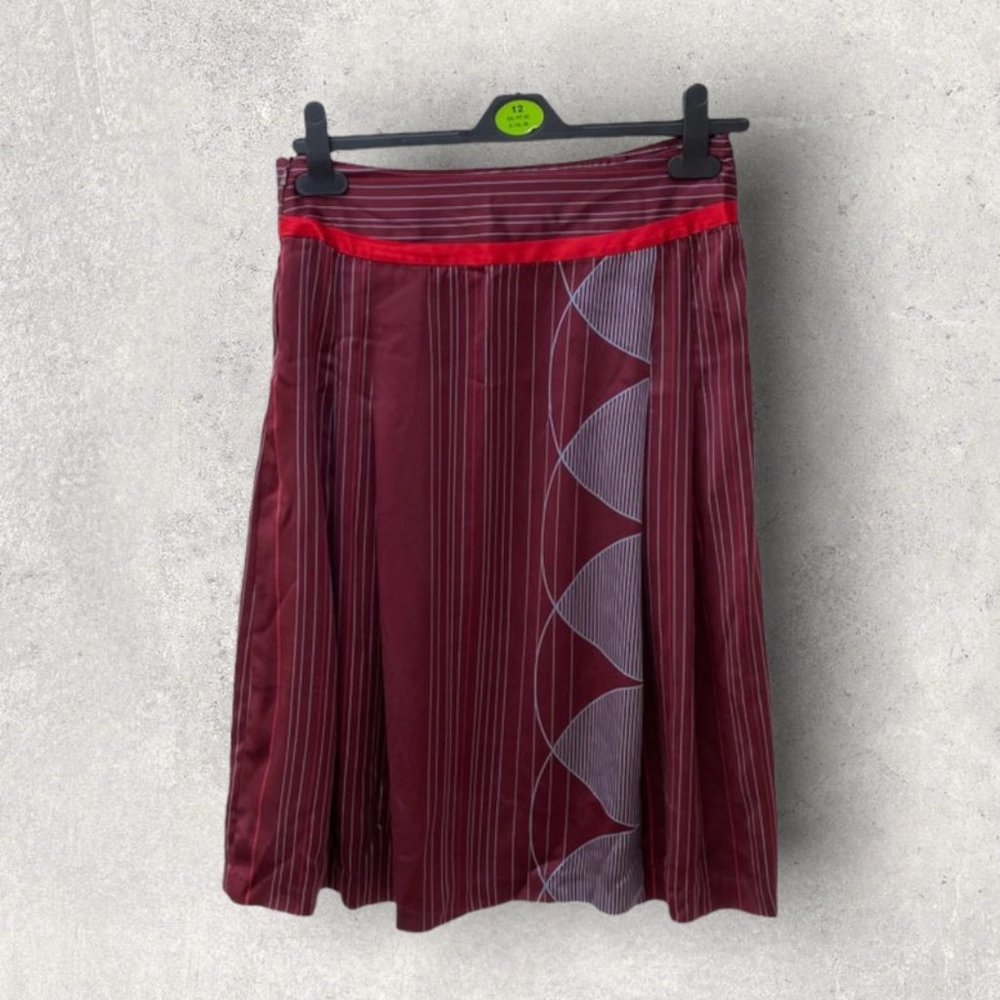 Ted Baker Satin Silk Skirt, Size 12 - Picture 3 of 3